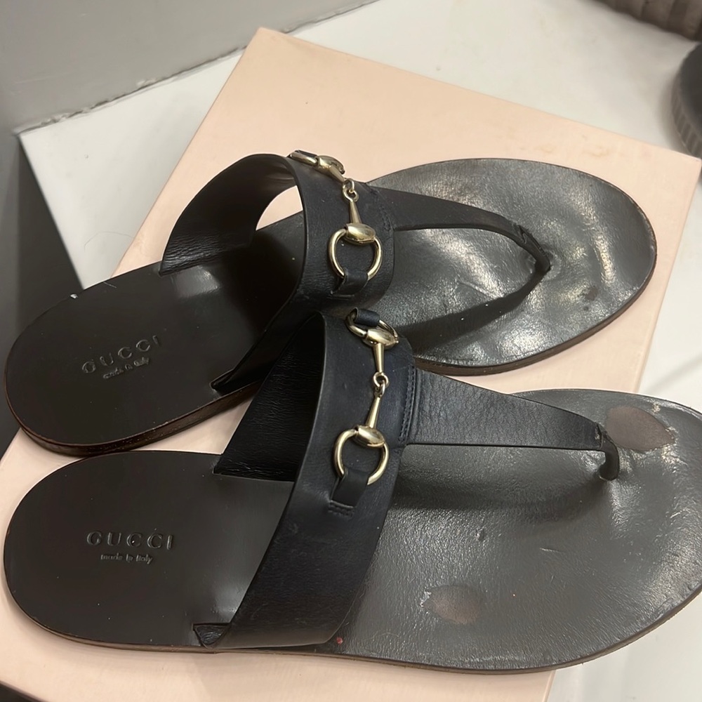 Gucci horsebit slippers